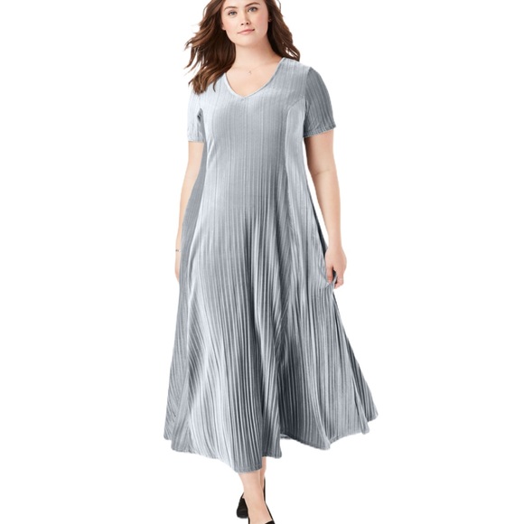 woman within maxi dresses